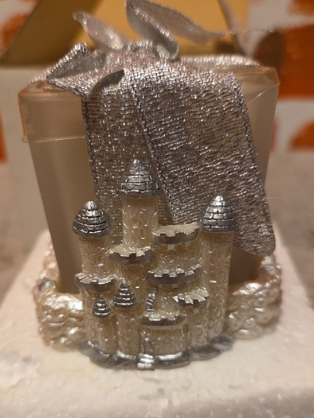 Castle Candle Holder Silver Accented (Candle Included) 🔥🕯🔥 - Picture 7 of 12